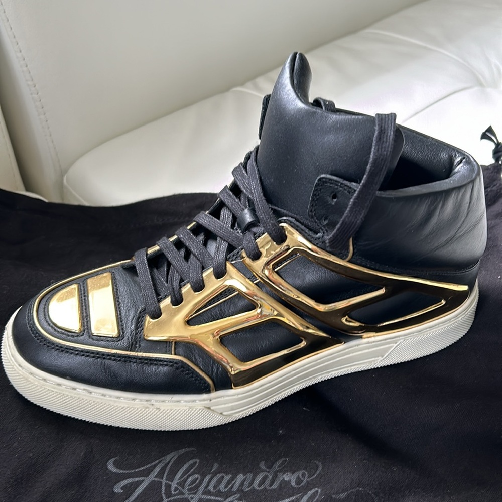 ALEJANDRO INGELMO men’s mid top TRON sneakers. - Picture 3 of 11
